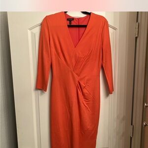 Escada CORAL COLOR sheath dress - stunning 🤩- size 36 (US 6) in EUC